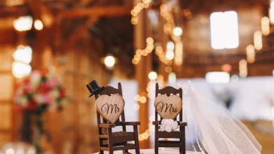 wedding cake decor made two rocking chairs 8353 1725