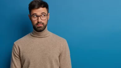 thoughtful bearded guy focused with unaware expression 273609 36883