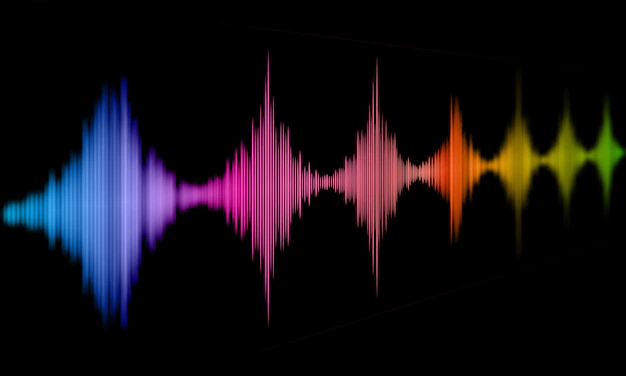 abstract background with sound waves design 1048 13219