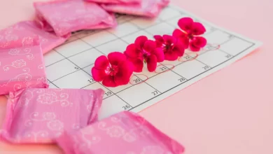 calendar with flowers sanitary towels 23 2148025715