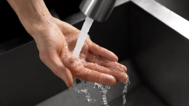 close up hygienic hand washing 23 2149218203