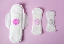 three types women s sanitary napkins different intensity menstruation pink background 648777 926